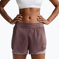 Women's running shorts Nike Swift Mid-Rise 2in1 tattoo/light violet ore 3