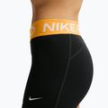Women's shorts Nike Pro Mid-Rise Biker 3" black/university gold/white 6