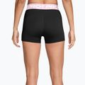 Women's shorts Nike Pro Mid-Rise Biker 3" black/pink foam/white 2