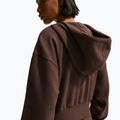 Women's sweatshirt Nike Phoenix Full-Zip Hoodie light chocolate 5