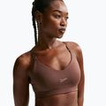 Training bra Nike Indy Padded Gloss light chocolate