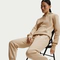 Women's trousers Nike Sportswear Phoenix Fleece Mid-Rise linen/sail 6