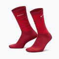 Socks Nike Everyday Plus Cushioned Crew team crimson/metallic silver