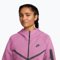 Women's sweatshirt Nike Sportswear Tech Fleece Windrunner light magenta/black 3