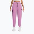 Women's trousers Nike Sportswear Tech Fleece Mid-Rise light magenta/black