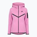 Women's sweatshirt Nike Sportswear Tech Fleece Windrunner light magenta/black 4