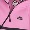 Women's sweatshirt Nike Sportswear Tech Fleece Windrunner light magenta/black 6