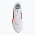 Men's running shoes Nike Downshifter 14 white/summit white/bright crimson/black 5