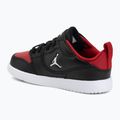 Children's shoes Jordan Court Connect Low black/gym red/white 3