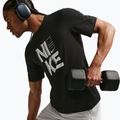 Men's training T-shirt Nike Hyverse Dri-Fit Persian black/white 5
