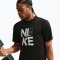 Men's training T-shirt Nike Hyverse Dri-Fit Persian black/white 6