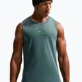 Men's training T-shirt Nike Pro Training Dri-Fit mineral slate/green strike 4