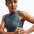 Women's training T-shirt Nike Pro Dri-Fit mineral slate/faded spruce/white 4