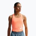 Women's running T-shirt Nike Swoosh Run Dri-Fit orange pulse/photon dust/white