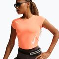 Women's running T-shirt Nike Swoosh Run Dri-Fit orange pulse/photon dust/white