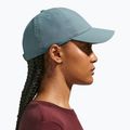 Baseball cap Nike Dri-Fit Club Unstructured Metal Swoosh Mineral slate/metallic silver 5