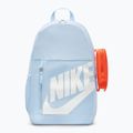 Children's city backpack Nike Elemental Shoebox 20 l hydrogen blue/orange/white