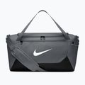 Training bag Nike Brasilia Duffel Small 40 l smoke grey/black/white