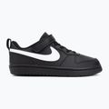 Children's shoes Nike Court Borough Low Recraft black/black/white 2