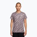 Men's tennis T-shirt Nike Court Dri-Fit Victory Print platinum violet/white