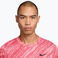 Men's tennis T-shirt Nike Court Dri-Fit Victory Print pink foam/black 3