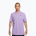 Men's tennis T-shirt Nike Court Dri-Fit Polo Solid violet mist/black