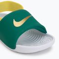 Children's slides Nike Kawa malachite/sonic yellow 7