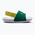 Children's slides Nike Kawa malachite/sonic yellow