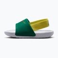 Children's slides Nike Kawa malachite/sonic yellow 2