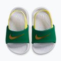 Children's slides Nike Kawa malachite/sonic yellow 5