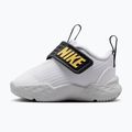 Children's shoes Nike Team Hustle D 12 white/black/clear emerald/topaz gold 2