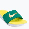 Slides Nike Coffee malachite/sonic yellow/metallic gold 7