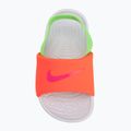 Children's slides Nike Kawa total orange/green strike 5