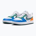 Children's shoes Nike Court Borough Low Recraft white/malachite/mineral slate 3