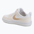 Children's shoes Nike Court Borough Low white/chalk/white/shimmer 3