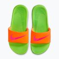 Children's flip-flops Nike Coffee total orange/green strike/hyper pink 3