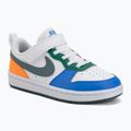 Children's shoes Nike Court Borough Low Recraft white/malachite/mineral slate