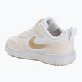 Children's shoes Nike Court Borough Low white/chalk/white/shimmer 3