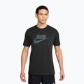 Men's running T-shirt Nike Dri-Fit Running black/mineral slate