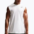 Men's training shirt Nike Dri-FIT Sleeveless Training Top white/black