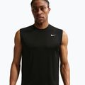 Men's training shirt Nike Dri-FIT Sleeveless Training Top black/matte silver 3