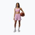 Women's basketball shorts Nike Jordan Sport Diamond 4" iced carmine/iced carmine/white/white 2