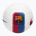 Mini football ball Nike Skills FC Barcelona white/cardinal red size 1 2