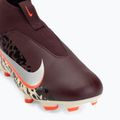 Children's football boots Nike United Jr. Mercurial Superfly 10 Academy MG burgundy crush/metallic silver 7
