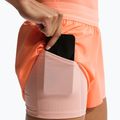 Women's running shorts Nike Swift Mid-Rise 2in1 orange pulse 7
