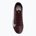 Children's football boots Nike United Jr. Mercurial Vapor 16 Pro FG burgundy crush/metallic silver 5