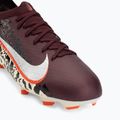 Children's football boots Nike United Jr. Mercurial Vapor 16 Pro FG burgundy crush/metallic silver 7