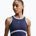 Women's training T-shirt Nike One Dri-Fit midnight navy/hydrogen blue/white 4