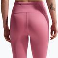Women's running leggings Nike Tempo Swoosh Run High-Waisted 7/8 peony/white 5
