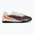 Men's football boots Nike United Phantom 6 Low Academy TF burgundy crush/fossil/university red 2